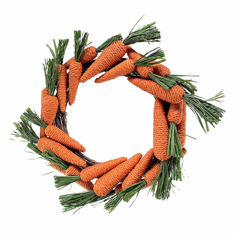 Easter Carrots Wreath, 18" | At Home