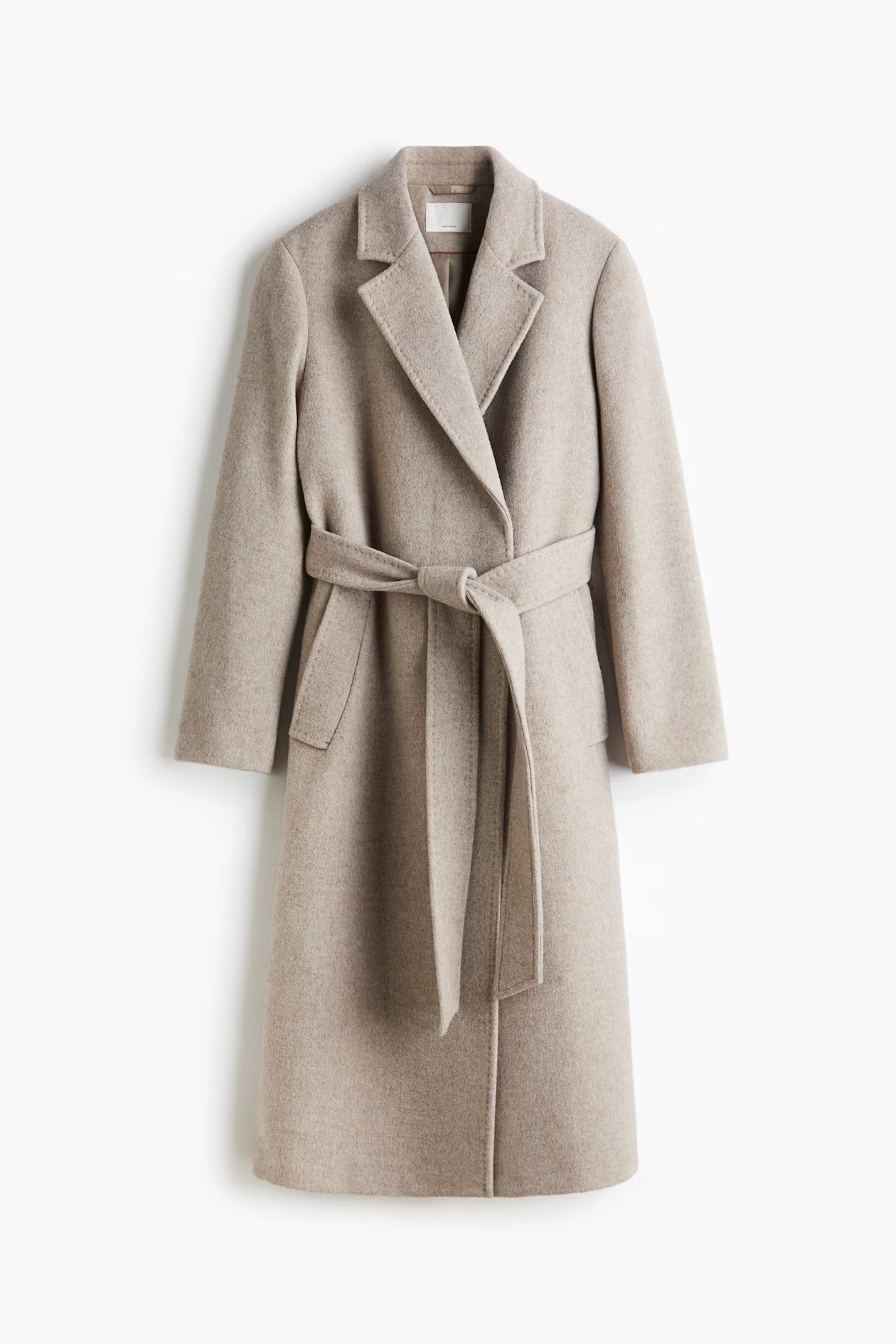 Wool-blend tie-belt coat | H&M (UK, MY, IN, SG, PH, TW, HK)