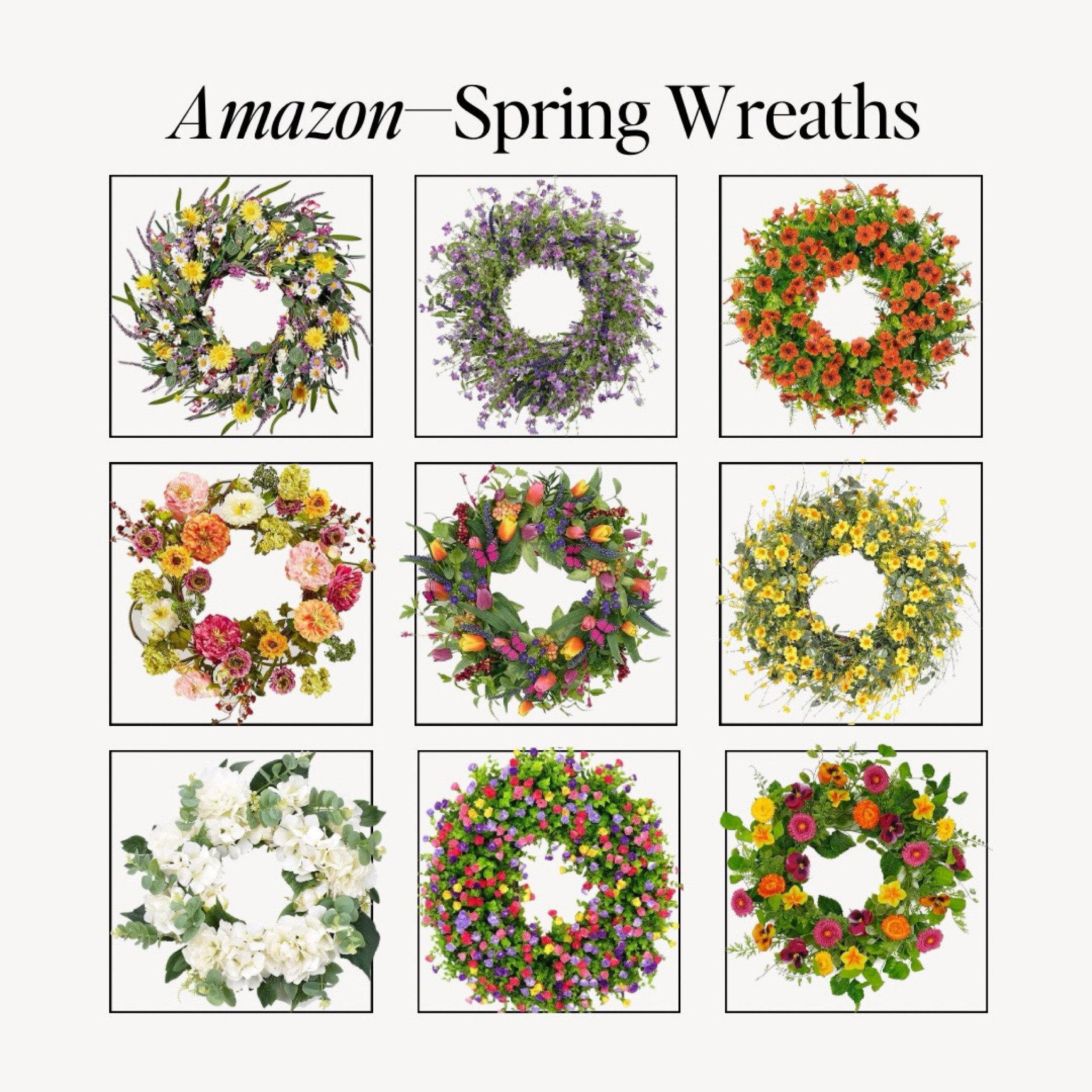 Wreaths for your front door!