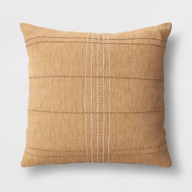 Oversized Linework Square Throw Pillow - Threshold™ | Target