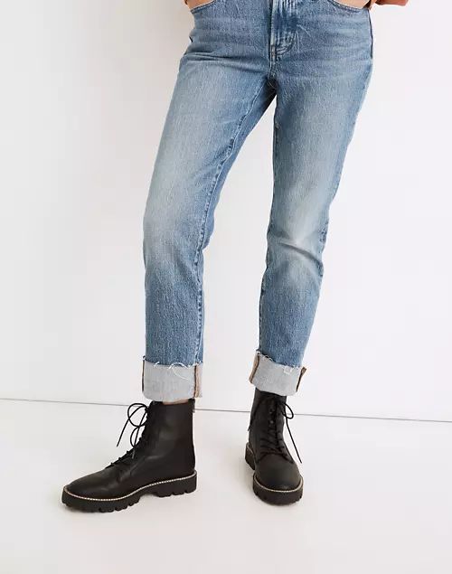The Citywalk Lugsole Lace-Up Boot in Leather | Madewell
