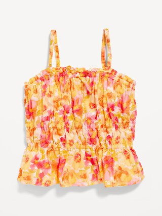 Sleeveless Smocked Peplum Top for Toddler Girls | Old Navy (US)