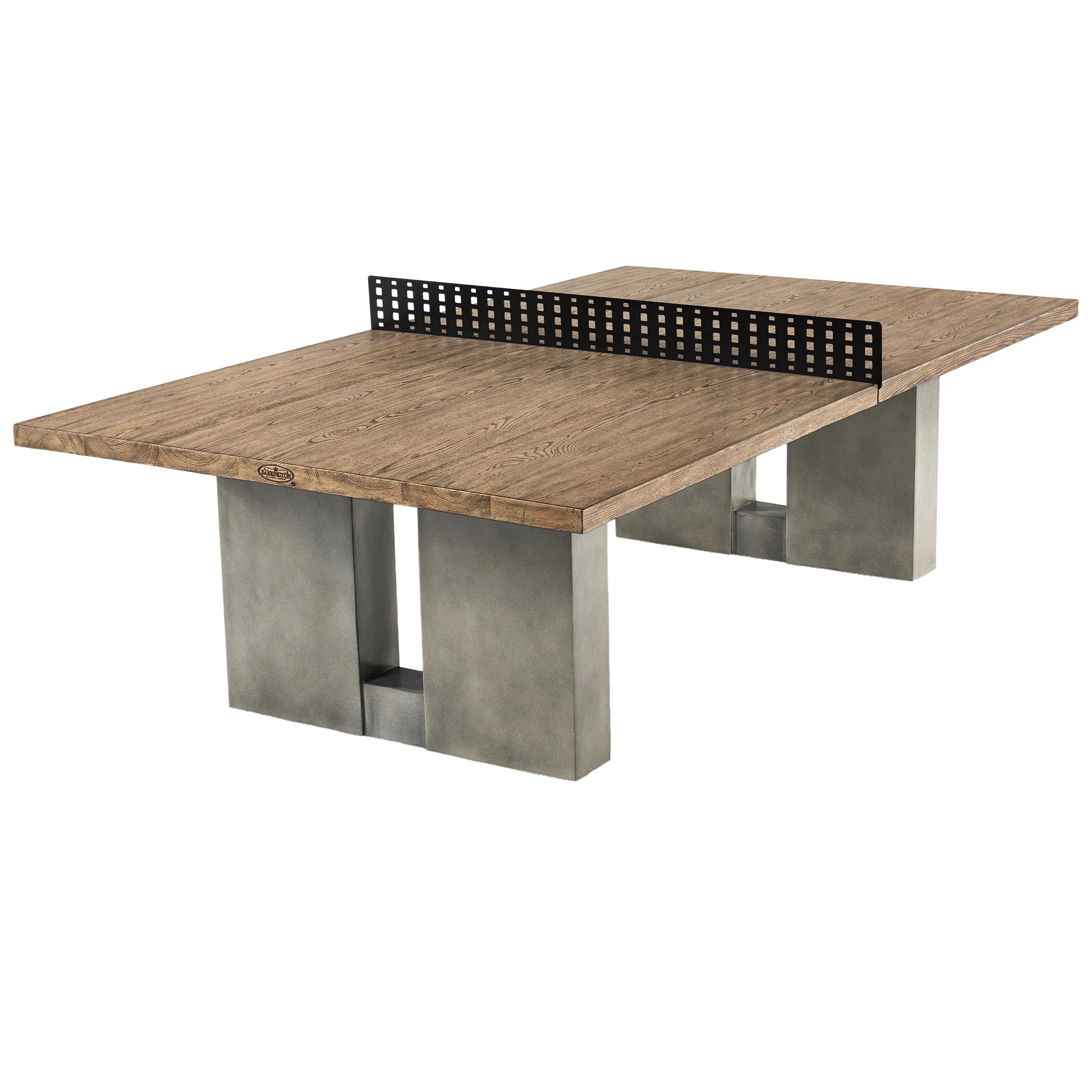 Barrington 9 ft Aurora Outdoor Ping Pong Table Easy Assembly Official Size Combo Dining and Tenni... | Wayfair North America