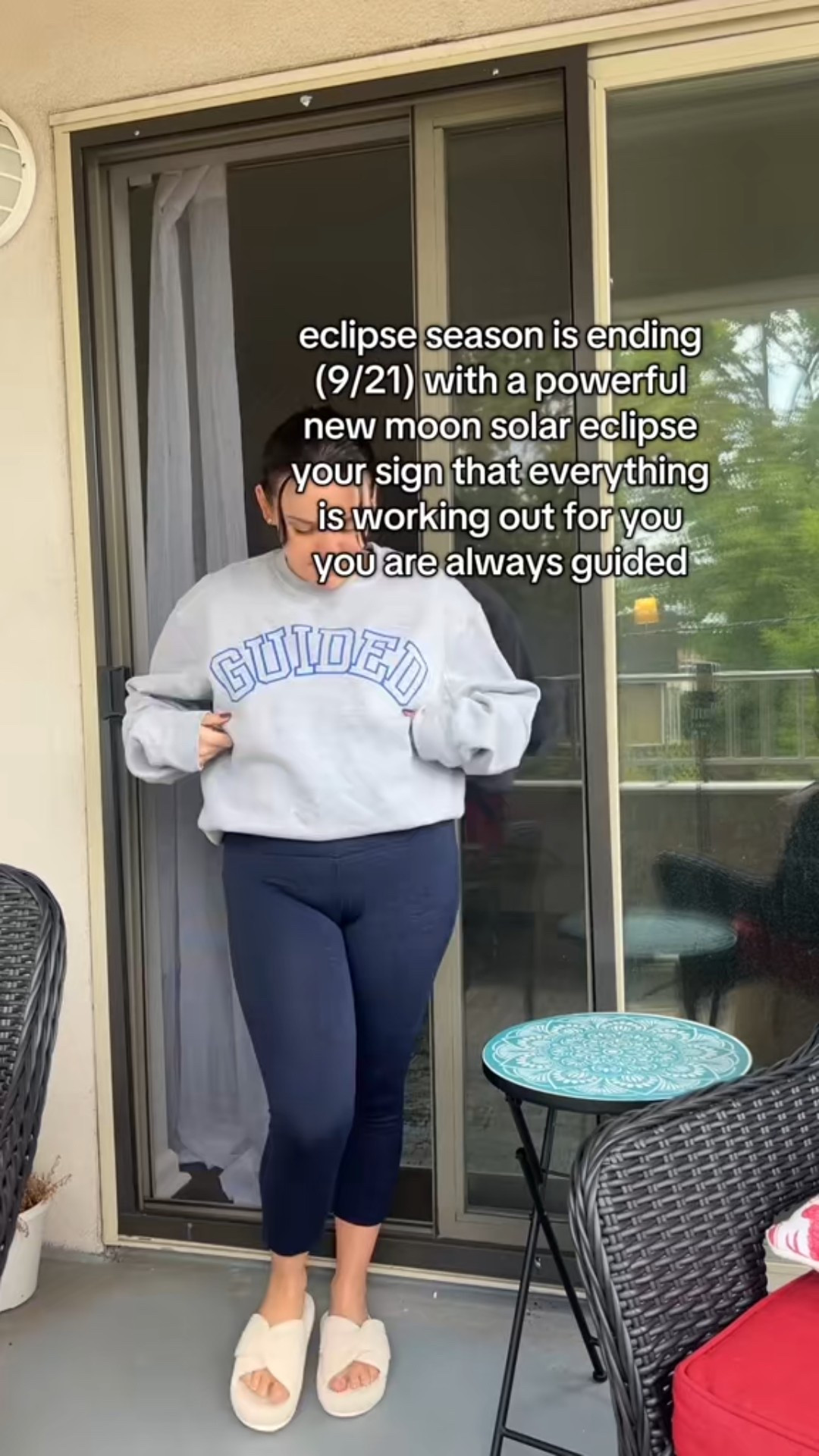 A wearable reminder that you are always guided & everything is working out for you 
Crewneck: Large for an oversized fit 

#LTKFindsUnder50 #LTKSeasonal #LTKStyleTip