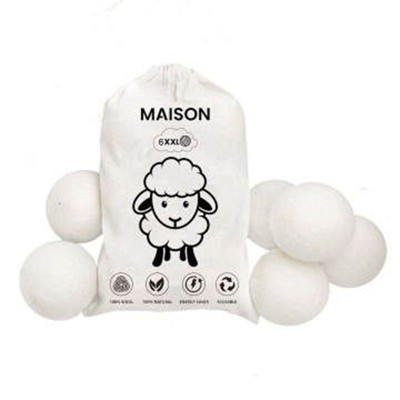 Maison Products XXL Wool Dryer Balls 6 Pack - Largest Size Balls Available | Target