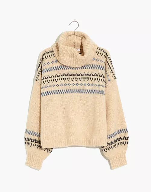 Somervell Fair Isle Turtleneck Sweater | Madewell