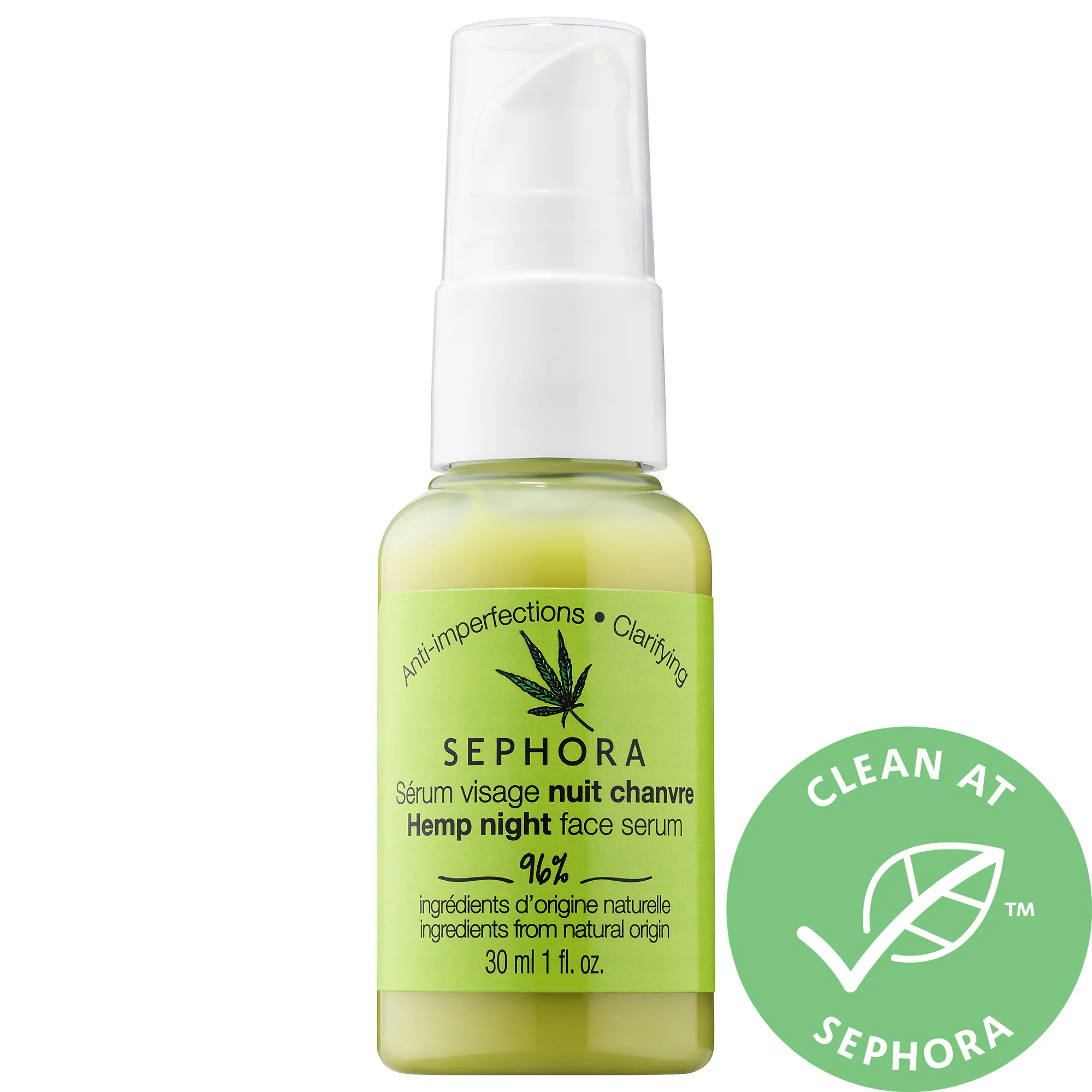 SEPHORA COLLECTION Face Serum Hemp Night 1.0 oz/ 30 mL | Sephora (US)