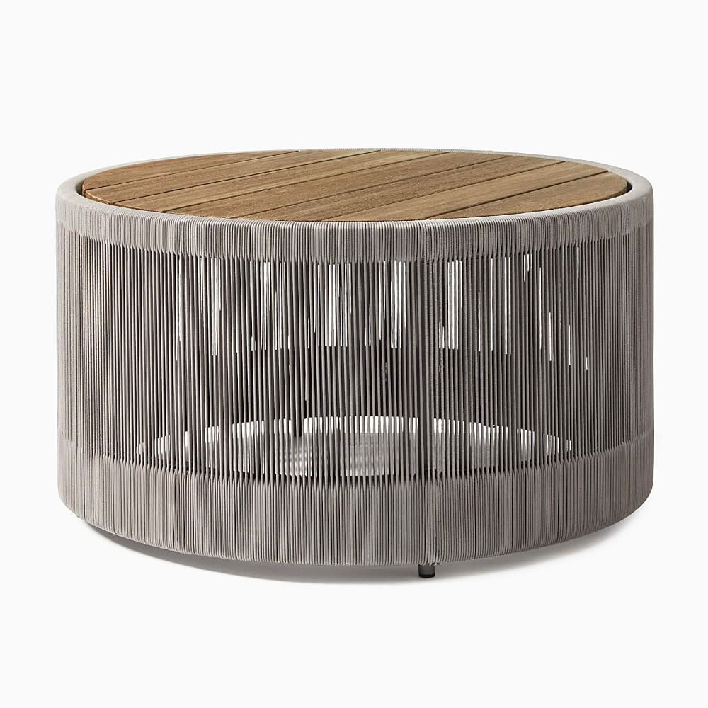 Porto Outdoor Round Coffee Table (32"–44") | West Elm (US)