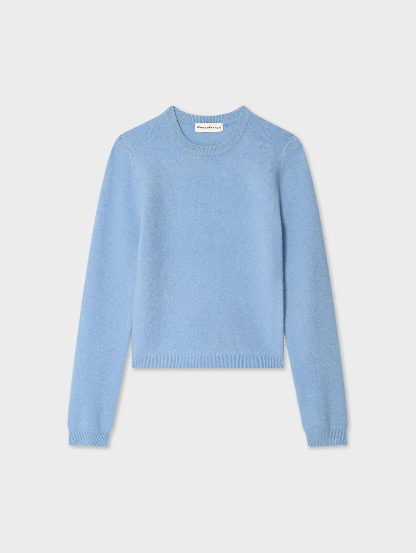 Cashmere Crewneck | White and Warren