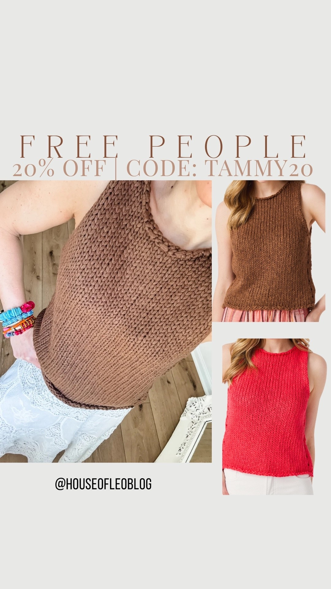 Code TAMMY20 at Social Threads. Small sweater tank.

#LTKSaleAlert #LTKOver40