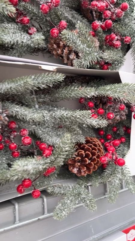 Gorgeous garland with red berries. 

#LTKSeasonal #LTKhome #LTKHoliday