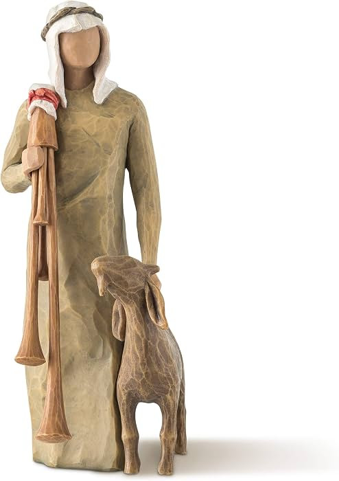 Willow Tree Zampognaro (Shepherd with Bagpipe), A Shepherd's Gift, a Joyous Melody, proclaiming T... | Amazon (US)
