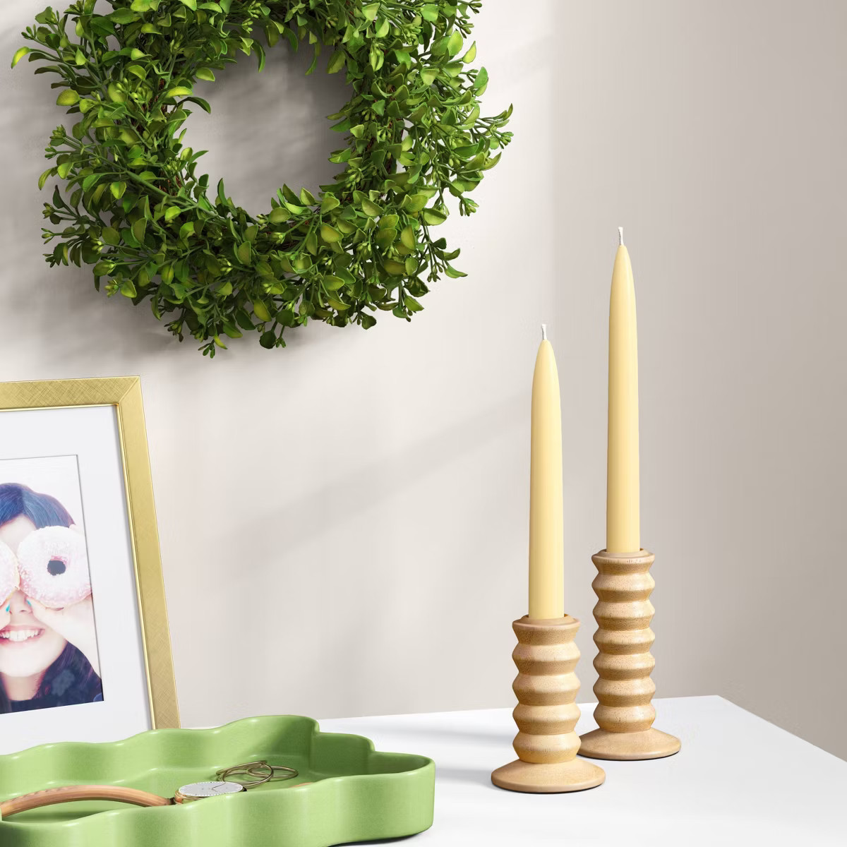 2pk Wood Taper Candle Holder - Room Essentials™ | Target