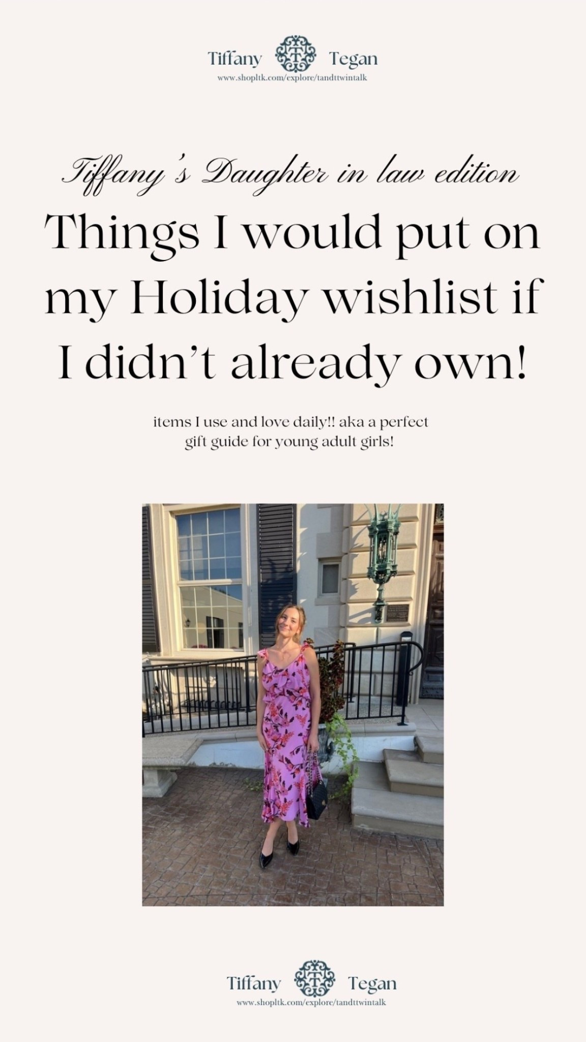 Tiffany’s DIL list of perfect young adult women gifts! 
m

#LTKHoliday #LTKGiftGuide #LTKKids