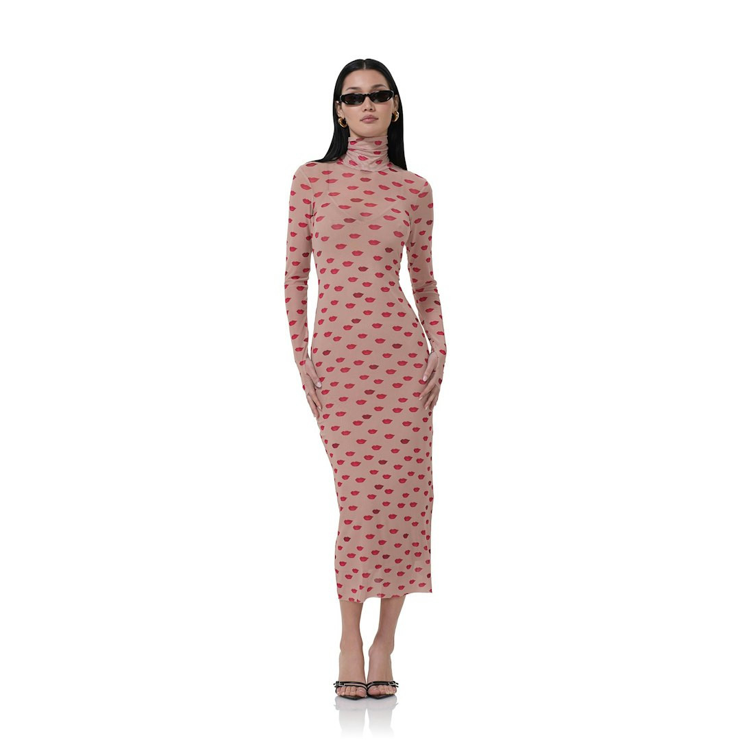 Shailene Dress - Almond Kiss | ShopAFRM