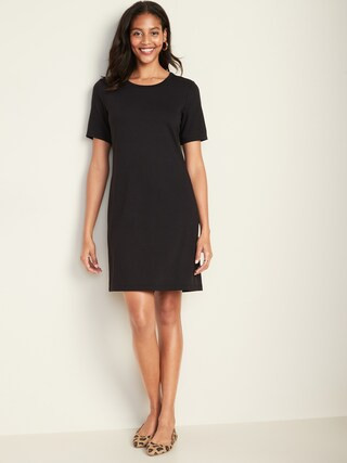 Fitted Crew-Neck Tee Dress for Women | Old Navy (US)