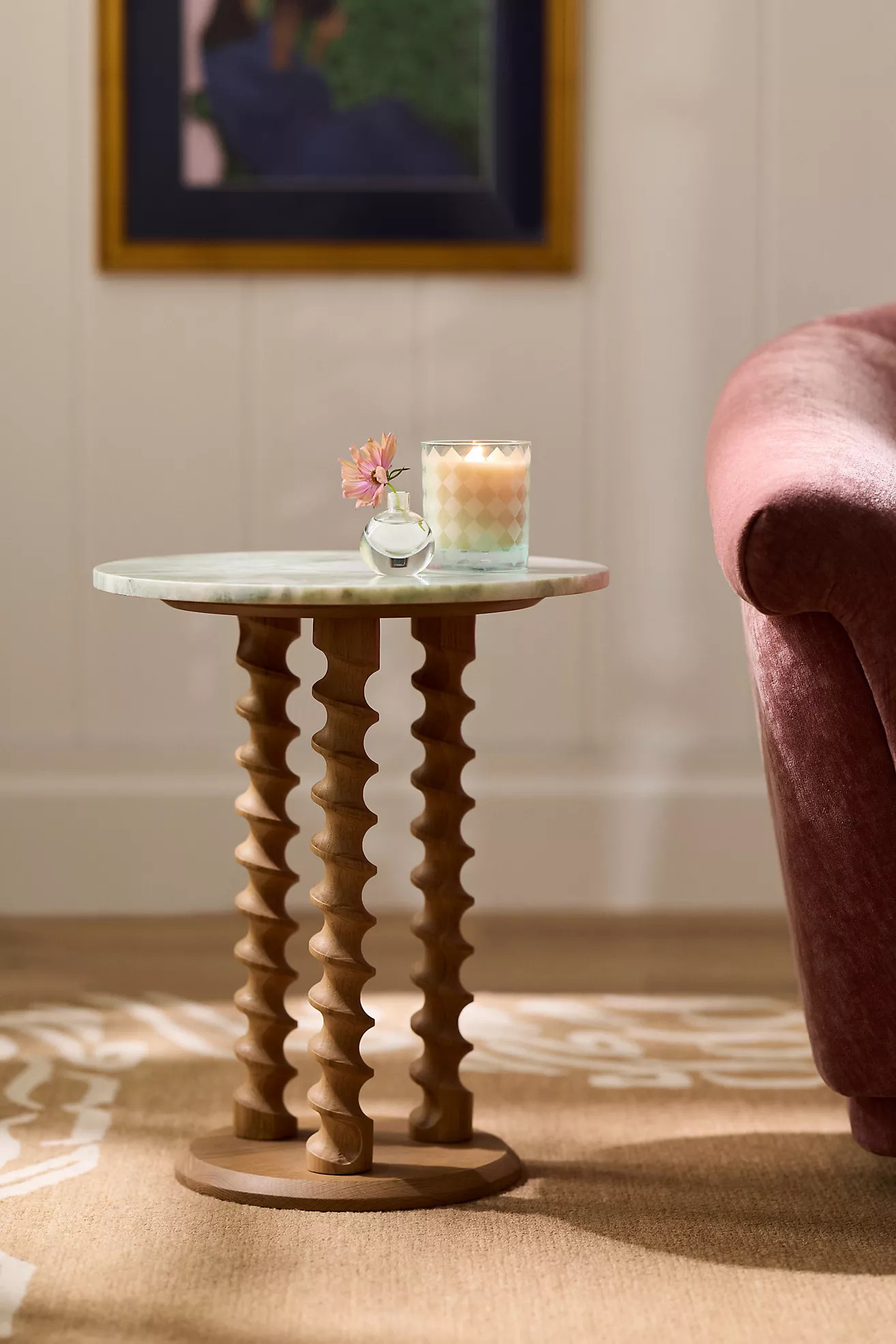 Tybee Marble Side Table | Anthropologie (US)