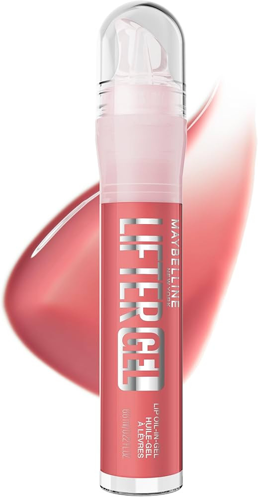 MAYBELLINE Lifter Oil-in-Gel Lip Gloss for Glassy, Bouncy Shine, Hydrating, Tinted Lip Balm and M... | Amazon (US)