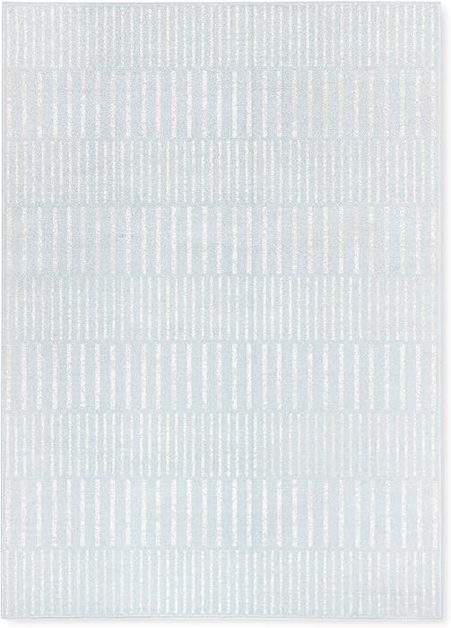 Tommy Bahama Poolside Offset Stripe Indoor Outdoor Area Rug, Stripe Modern Design, UV Fade Resist... | Amazon (US)