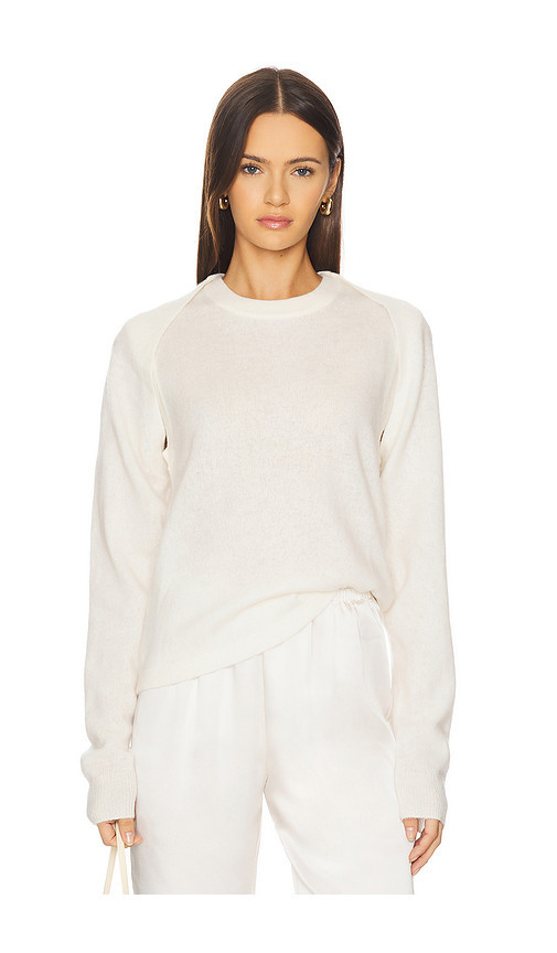 NAADAM Coastal Cashmere Convertible Sweater in White. Taglia M. Also in L, S, XS. | Revolve Clothing (Global)