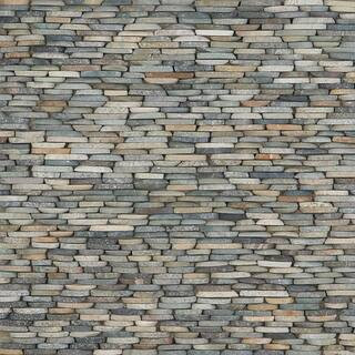 Ivy Hill Tile Countryside Dark Blend Stacked Sliced 4 in. x 11 in. Mosaic EXT3RD105034 - The Home... | The Home Depot