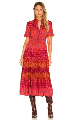 Free People Rare Feeling Maxi Dress in Ruby Red from Revolve.com | Revolve Clothing (Global)