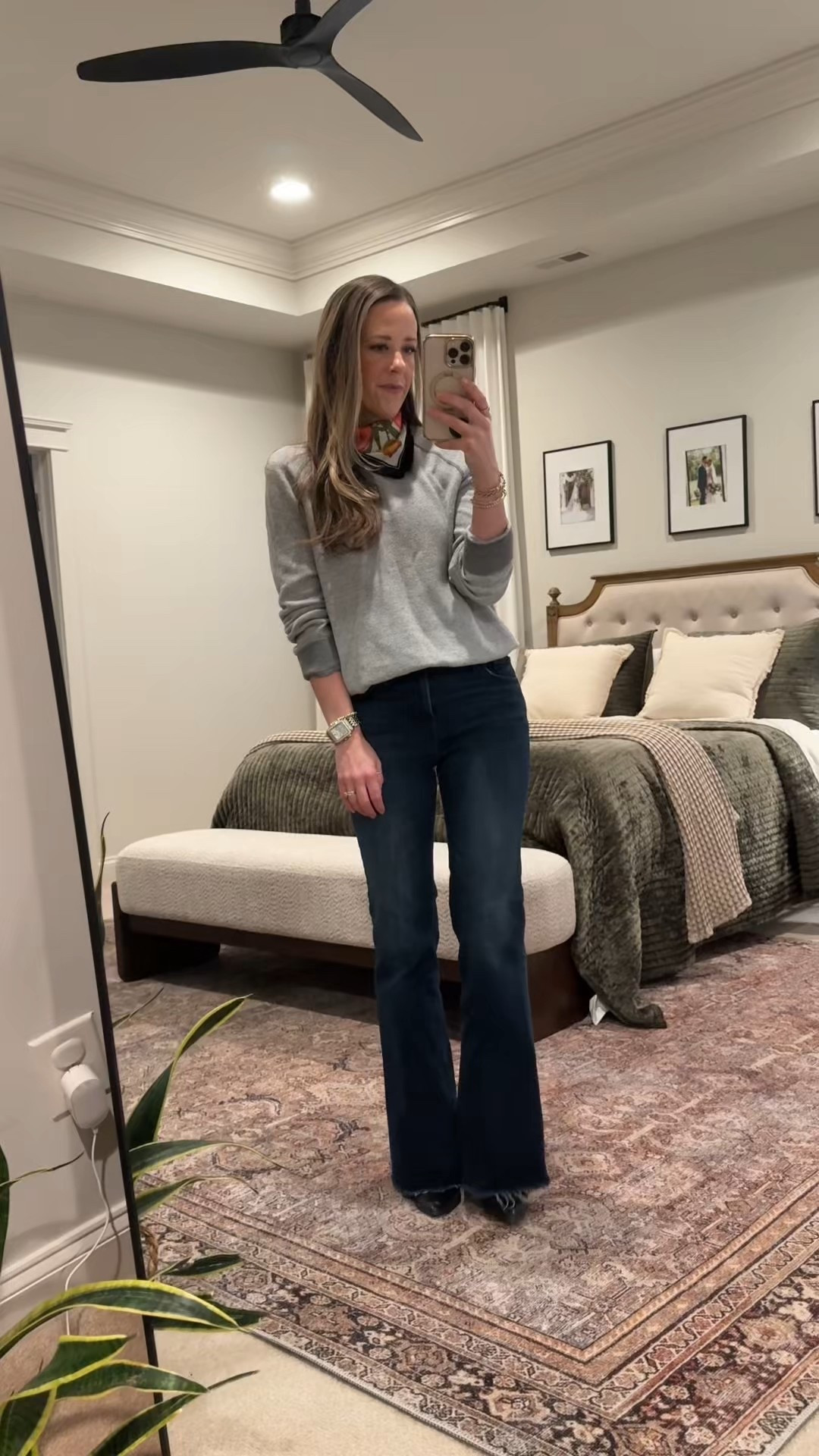 This is your reminder to check your husband’s closet for cute finds 👀
This Men’s Wearhouse sweater (that my husband shrunk) gets so many compliments every time I wear it.
Flare jeans are a short girl’s best friend — so elongating, flattering, and insanely comfortable. These Express ones have a ton of stretch (I’m wearing a S/M).

Linked everything  I could (and a few similar finds) for you here 🤍

#LTKStyle #LTKWinterFashion #FlareJeansOutfit #PetiteStyle #EverydayClassicStyle




#LTKWorkwear #LTKootd #LTKFindsUnder100