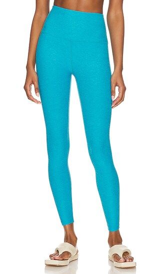 Spacedye Caught in the Midi High Waisted Legging in Blue Glow Heather | Revolve Clothing (Global)