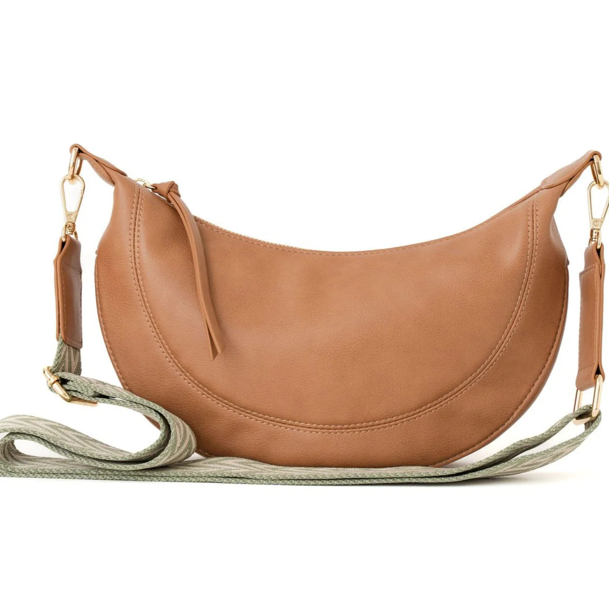 Anna Shoulder Bag | Chic Vegan Leather Everyday Purse | Pink Cove