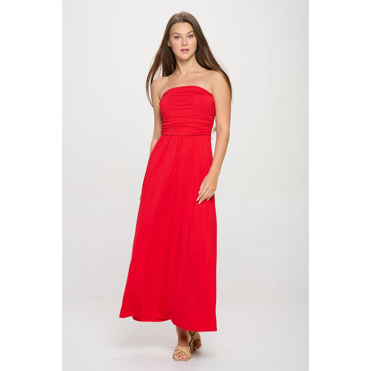 WEST K Womens Jones Tube Maxi Dress - Small - Red | Target
