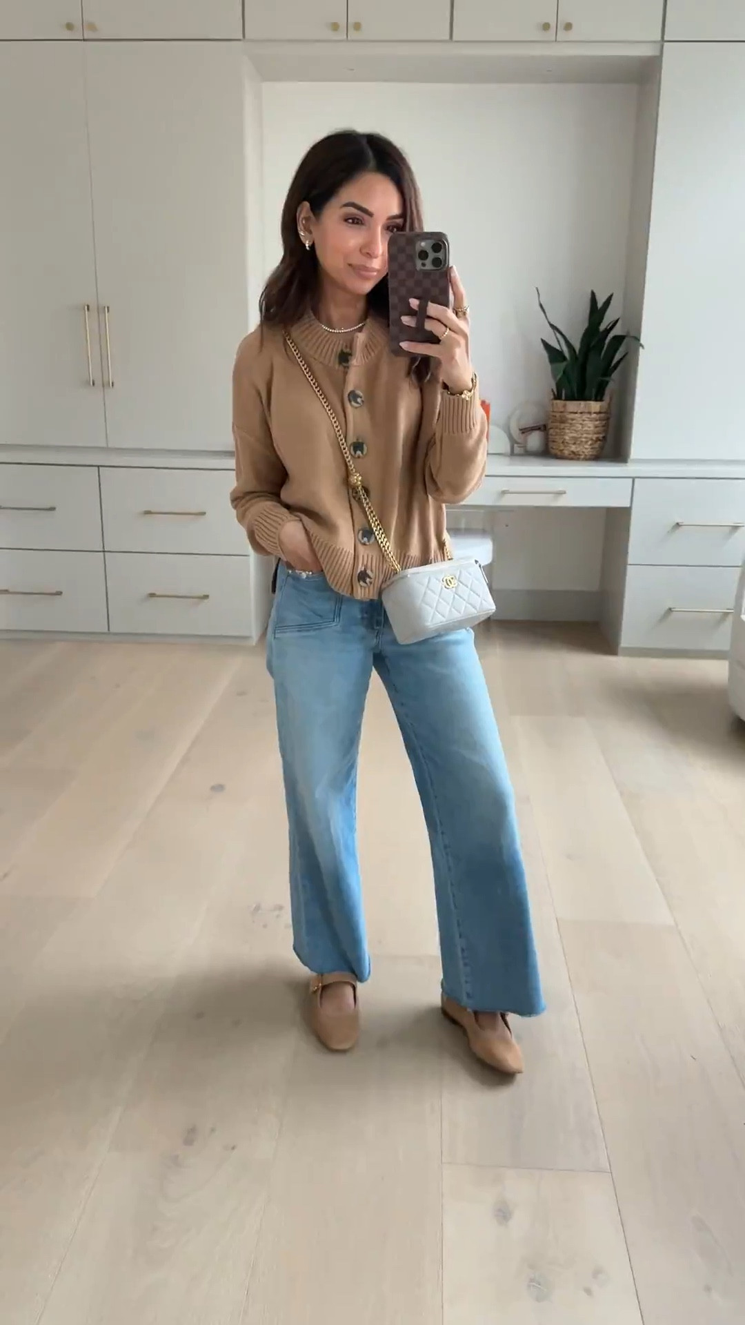 Winter to spring outfit transition idea! I have an xs in cropped cardigan that I just ordered a second color in. Runs TTS & has the perfect relaxed fit. 24 in denim, ballet flats run TTS

#LTKgrwm #LTKPetite #LTKootd