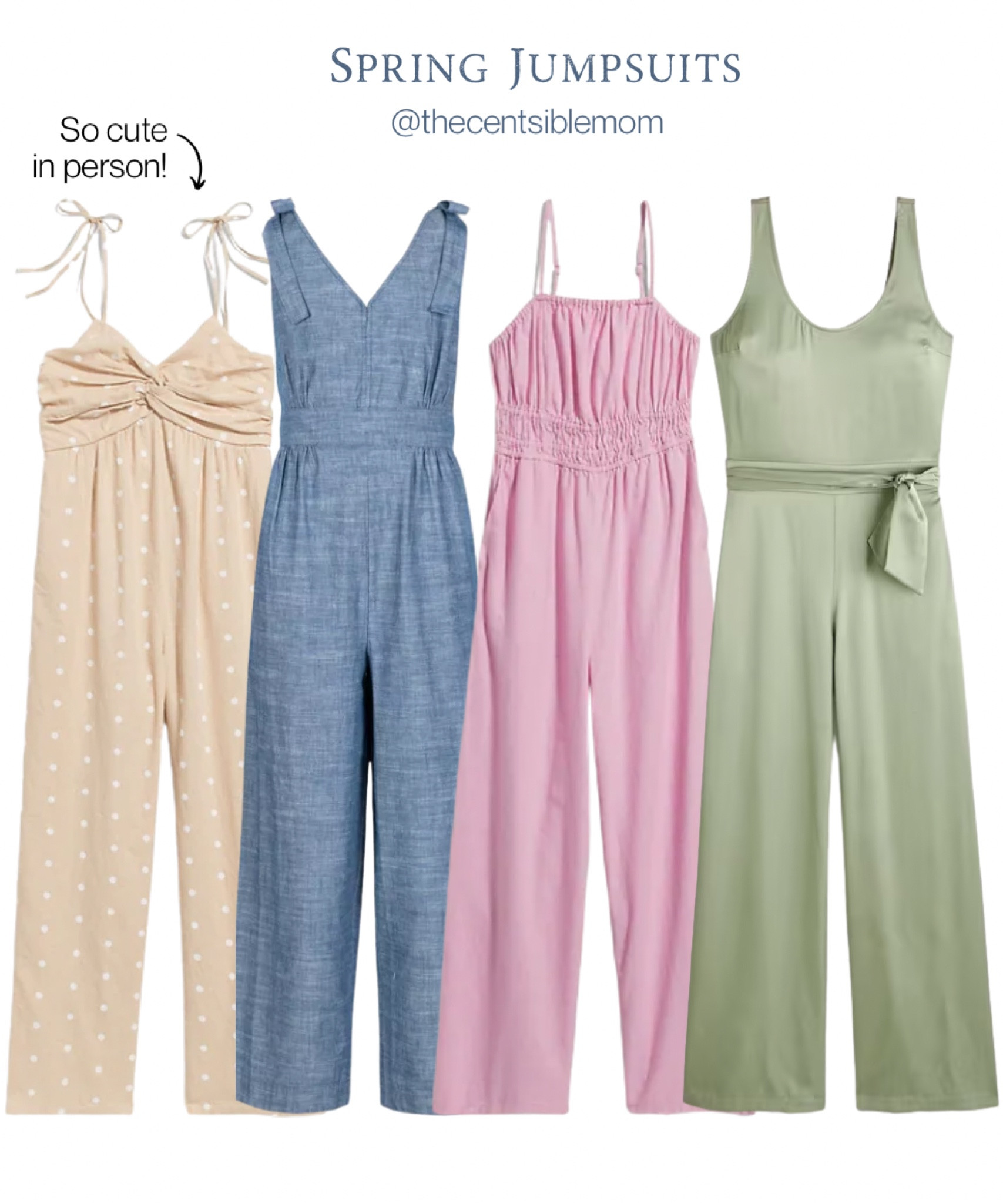 Spring outfits. Womens jumpsuits for spring. Pink jumpsuit. Wedding guest outfit. Baby shower outfit. Bridal shower outfit. Outfits for graduation. Graduation dresses. Green jumpsuit. Old navy outfits. Abercrombie outfit. New spring looks. Womens spring outfits. Spring dresses. Spring jumpsuits. 

#LTKFind #LTKSeasonal #LTKunder50