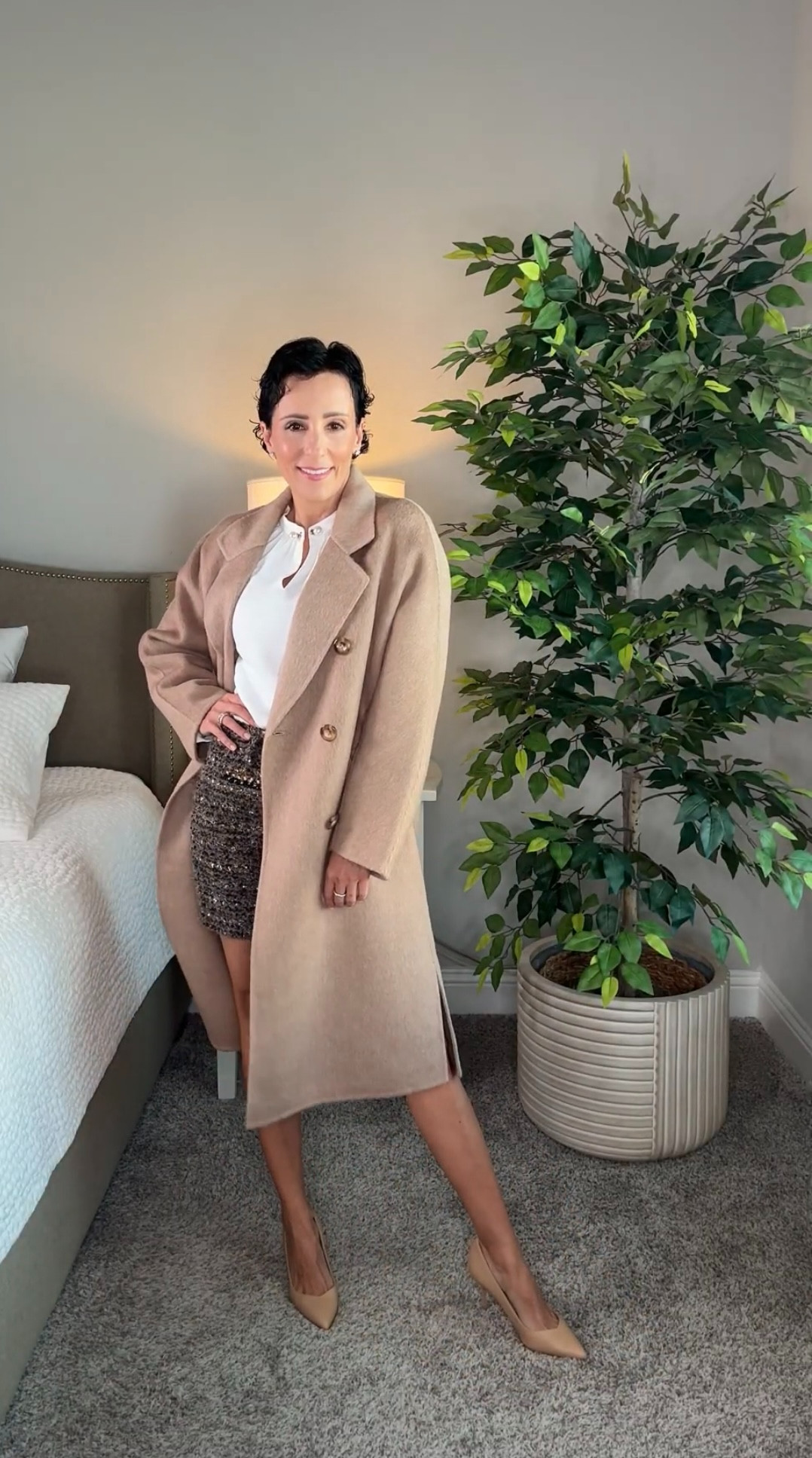 Long day in a client’s closet calls for good basics. This camel wool jacket is easy, warm, and a true wear-on-repeat piece.
 

 #LTKHoliday #LTKdayinmylife #LTKootd