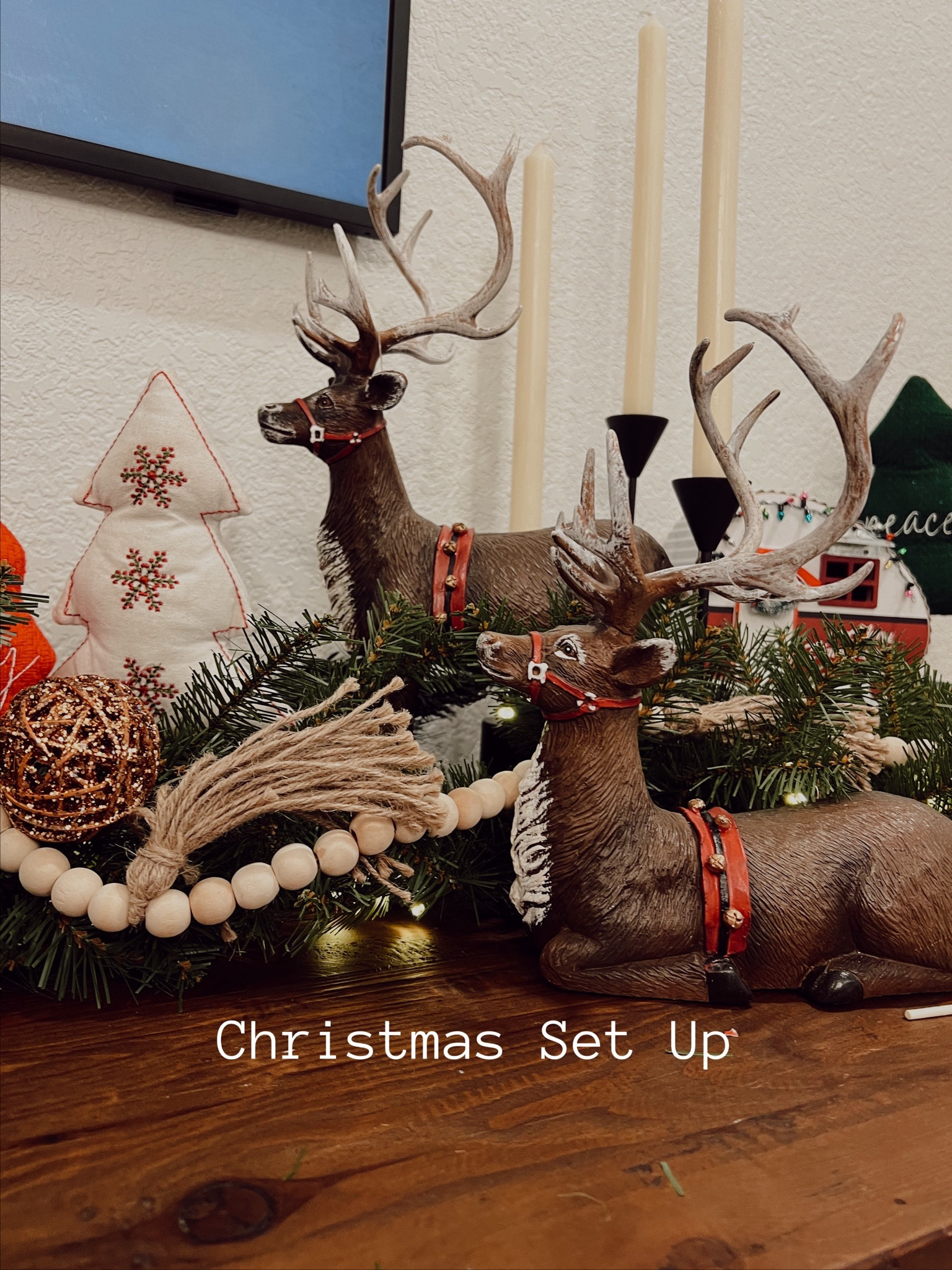 Christmas set up happened at my house today and I LOVE Walmart as my holiday stop! I feel like they have harnessed the vintage feel of a classic Christmas and I went a little nuts 🎄 #walmartpartner #walmartfinds #IYWYK @walmart 

#LTKSeasonal #LTKCyberWeek #LTKHoliday