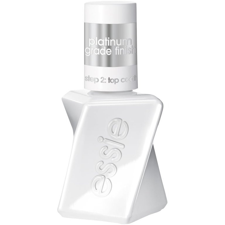 essie Gel Couture Long Lasting Nail Polish Shiny Top Coat, Clear, 0.46 fl oz Bottle | Walmart (US)