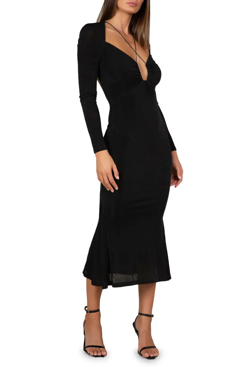 Collection Engracia Long Sleeve Body-Con Cocktail Dress | Nordstrom