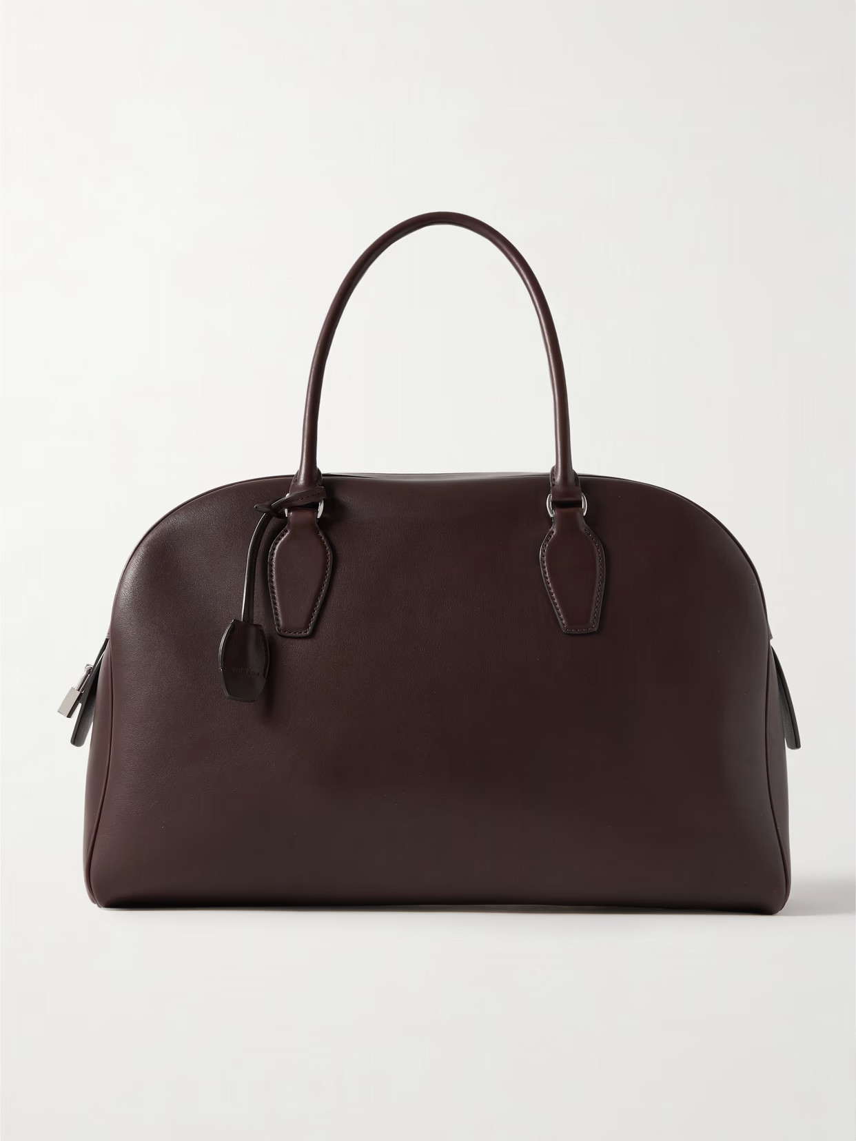 The Row - India 15.75 Leather Shoulder Bag - Brown | NET-A-PORTER (US)