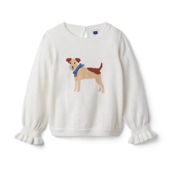 Ruffle Cuff Dog Sweater | Janie and Jack