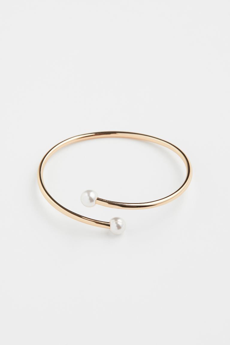 New ArrivalMetal bangle with ball at each end.CompositionSteel 95%, Polymethyl methacrylate 5%Art... | H&M (US + CA)