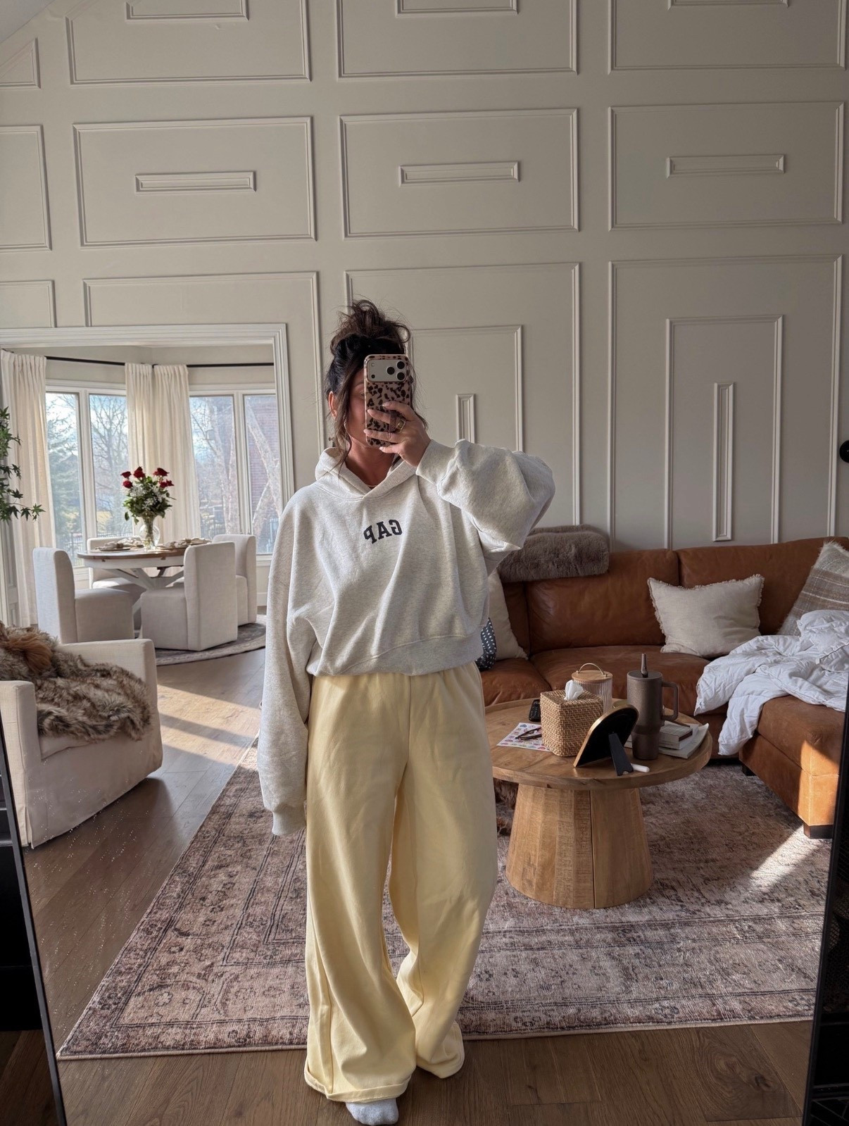 The yellow sweatpants with a gray hoodie is perfect 🤌🏼

#LTKgrwm #LTKmomlife #LTKootd