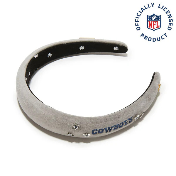 *PRE-ORDER* DALLAS COWBOYS LELE SADOUGHI X NFL GREY CHARLOTTE HEADBAND | LELE SADOUGHI