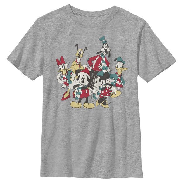 Boy's Mickey & Friends The Gangs Together For Holiday T-Shirt | Target
