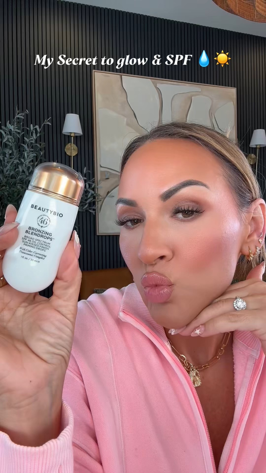 ✨ bronzed + protected = summer skin goals 

been layering these @beautybio bronzing drops with SPF 46 under my makeup and I’m obsessed.

lightweight, glowy, and no white cast 🙌🏽

paired with my go-to microneedling tool + their collagen eye patches for the full effect 💧

trust me—your skin will thank you.

#beautybiopartner #skincare #GlowingSkin #skinover40 #BronzingDrops #spf #grwm #SummerRoutine #makeuptips #bronzedglow #Over40Beauty #PetiteStyle #SkincareThatWorks

#LTKBeauty #LTKStyleTip #LTKOver40