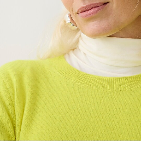 Cashmere classic-fit crewneck sweater | J. Crew US