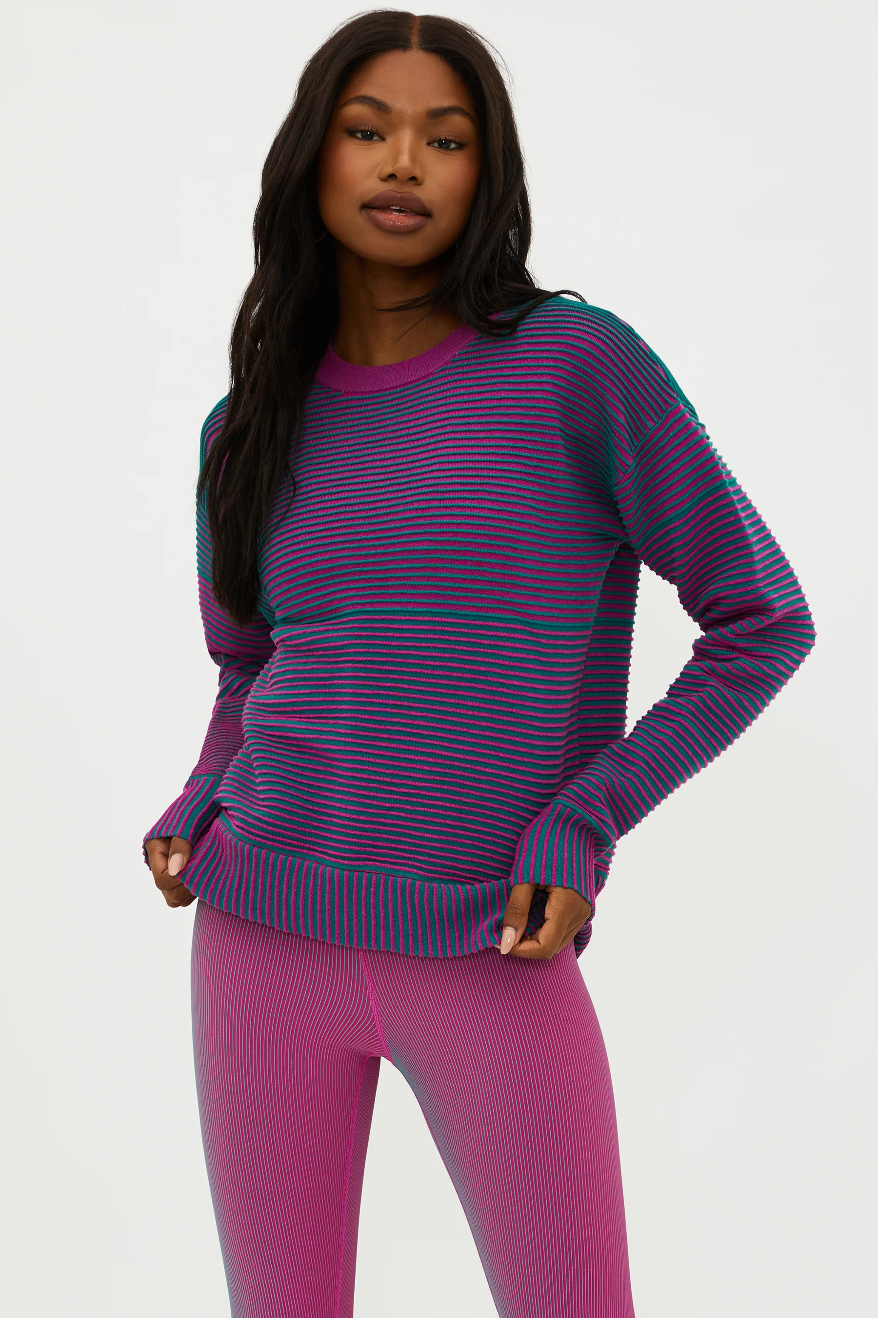 OCCULUS SWEATER SORBET TWO TONE | Beach Riot
