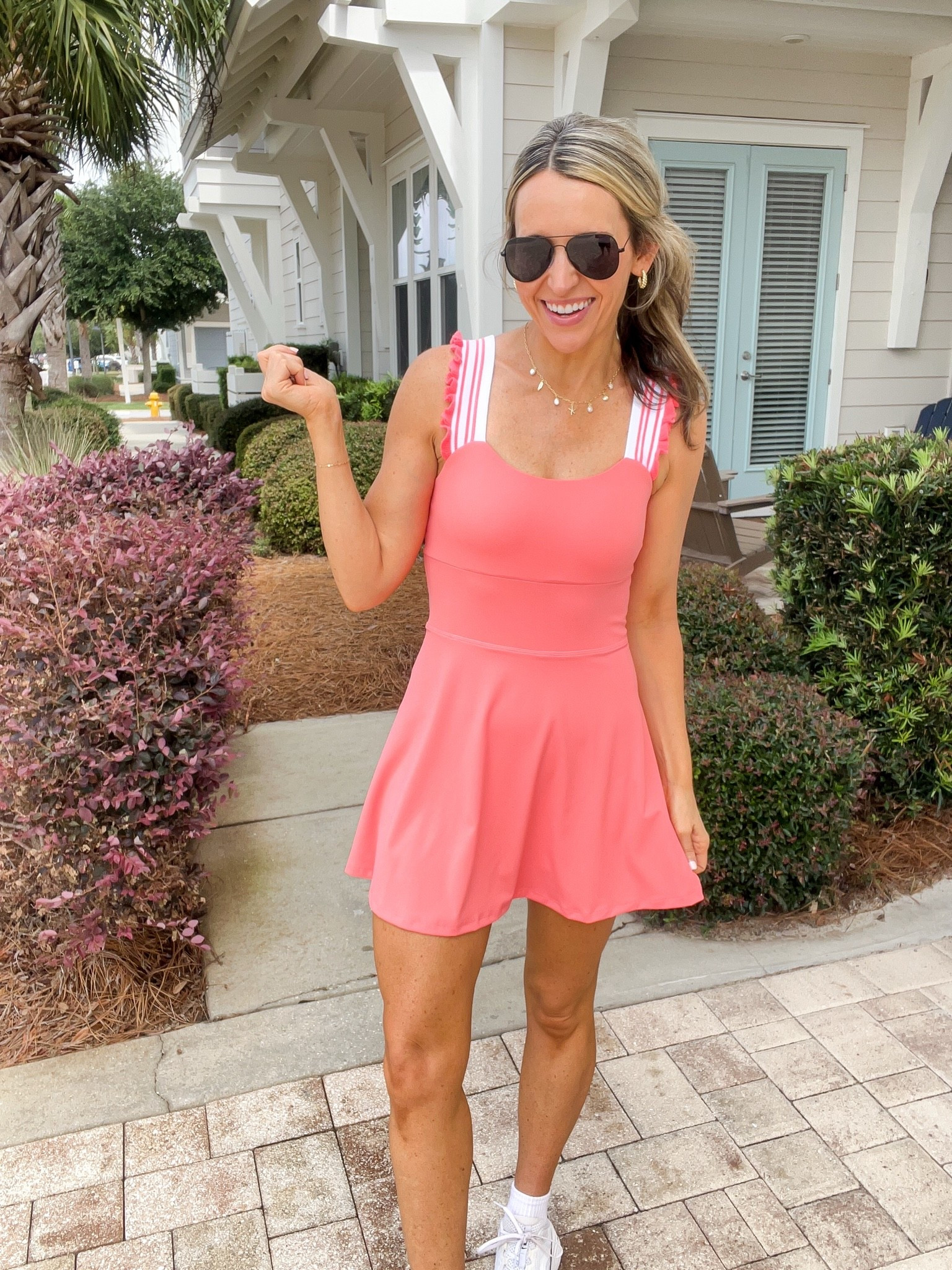 Adorable new release athletic dress! Built in bra! Wearing xs

#LTKSeasonal #LTKootd #LTKmomlife