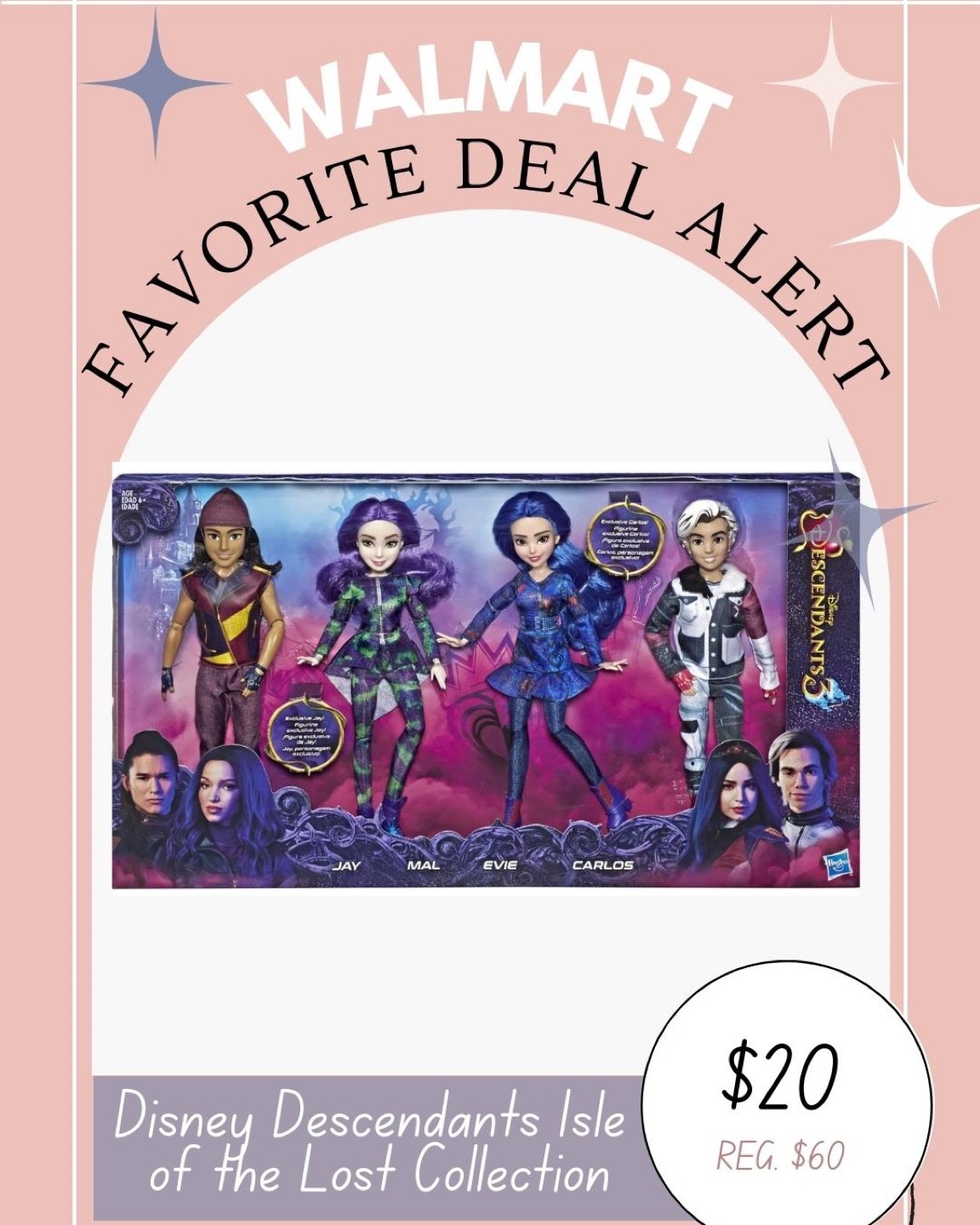 Disney Descendants Barbie collection- 4 pack! On sale at Walmart! 

Mega sale, Disney figurines, Christmas gift ideas, gifts for kids, holiday gifts, sale alert

#LTKsalealert #LTKHoliday #LTKkids