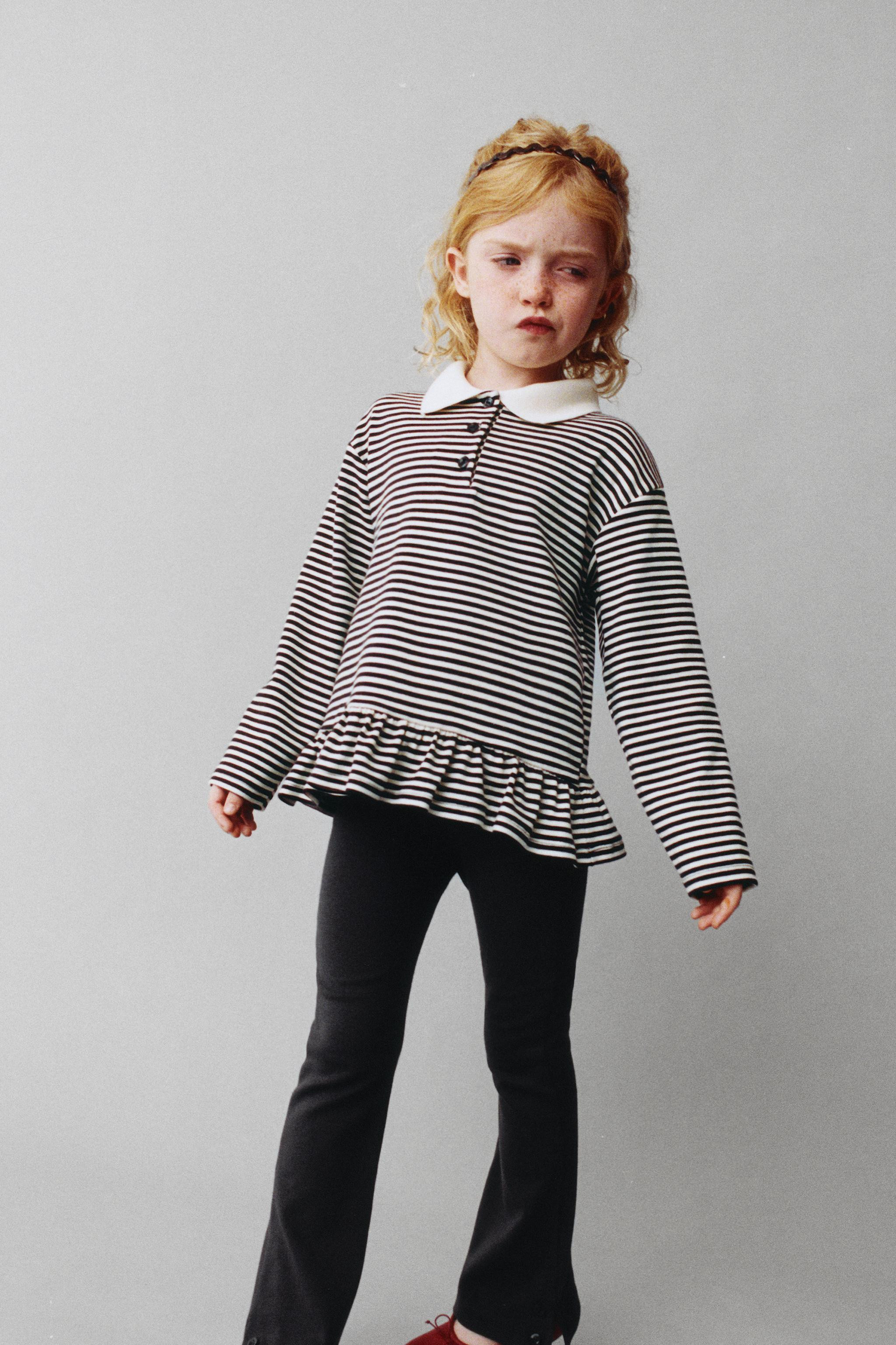 BUTTON FLARE LEGGINGS | Zara US
