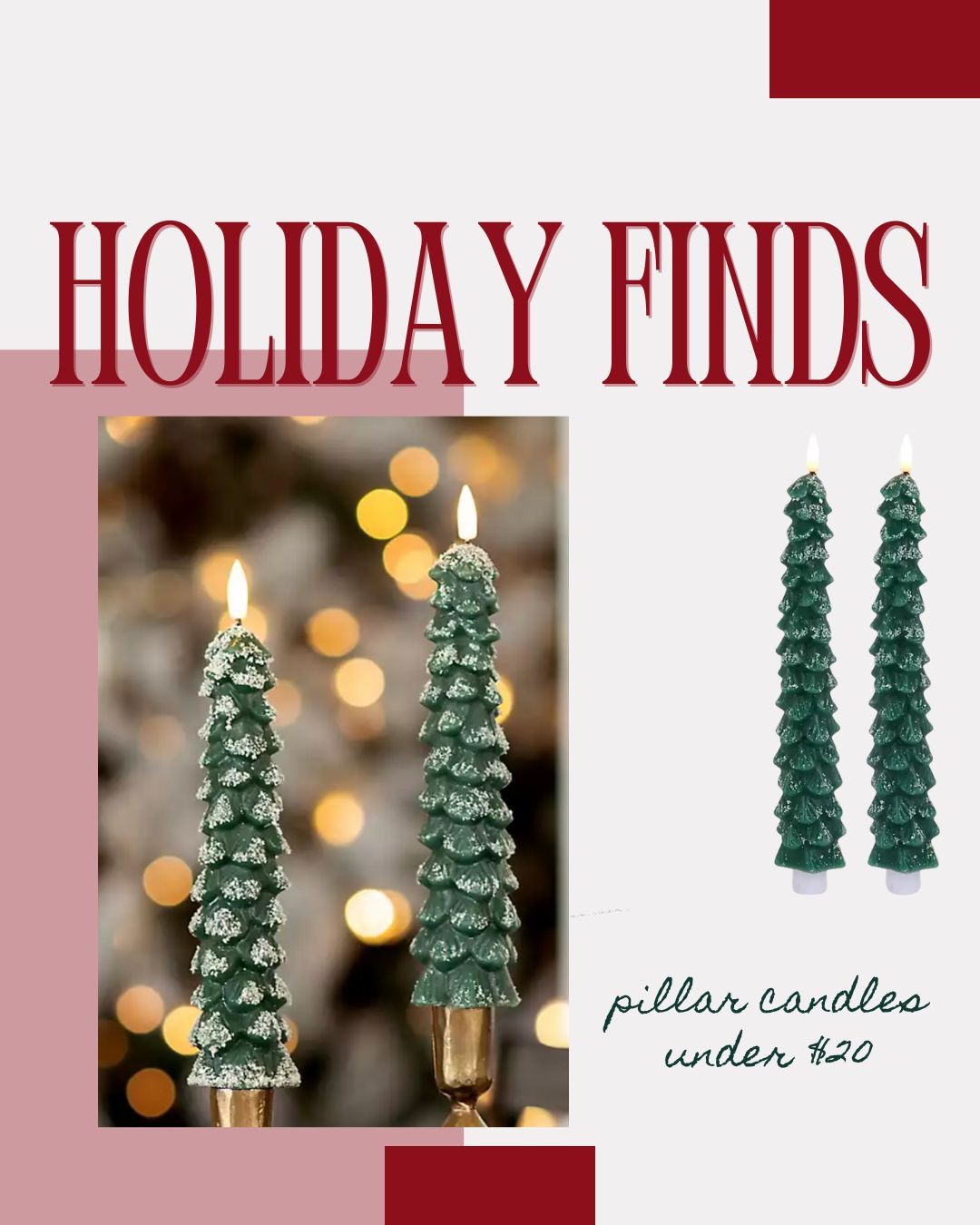  Holiday decorations, Christmas decor, Christmas decorations, Christmas time, Christmas candles, Christmas home decor, holiday candles, holiday candle sticks, Christmas tree candle, Christmas tree long candle

 

#LTKHoliday #LTKSeasonal #LTKHome