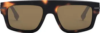 'Fendigraphy 54mm Geometric Sunglasses | Nordstrom